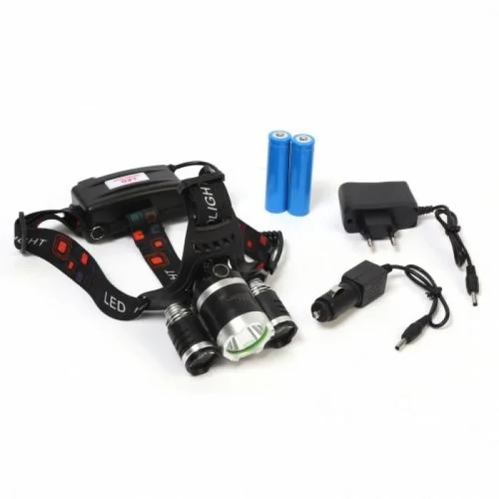 BUĞZ Br-5000 T6 5000 Lm 3xcree Xml-t6+2r5 Led Kafa Feneri - Lisinya