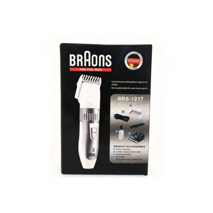 BUĞZ Braons Şarj Edilebilir Kablosuz Tıraş Makinesi Brs-1217