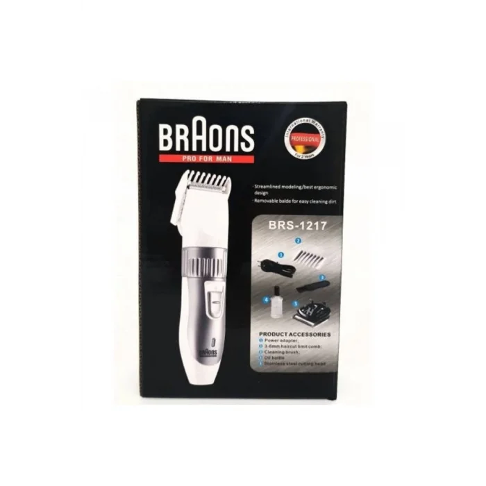  Braons Şarj Edilebilir Kablosuz Tıraş Makinesi Brs-1217