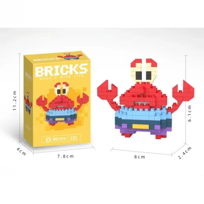 BUĞZ Bricks Bay Yengeç Mini Lego Figürü