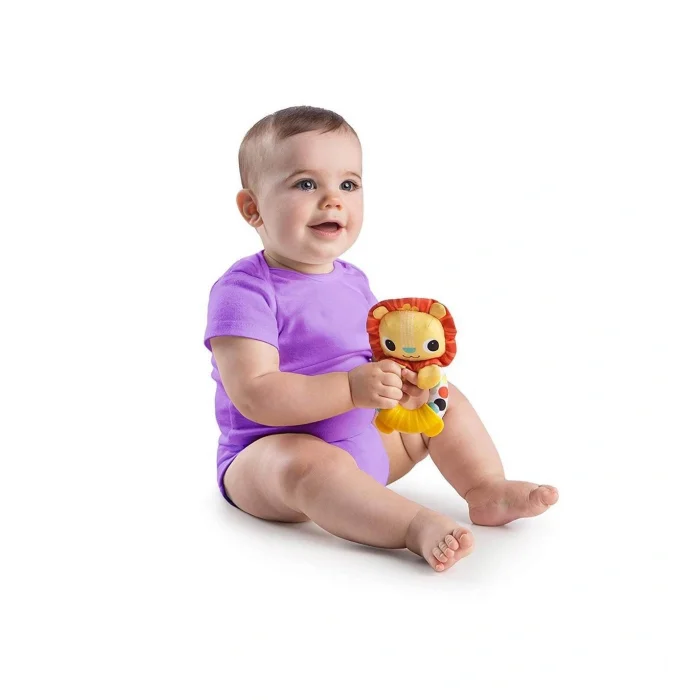 BUĞZ Bright Starts Sevimli Çıngırak & Dişlik Arkadaşım Aslan