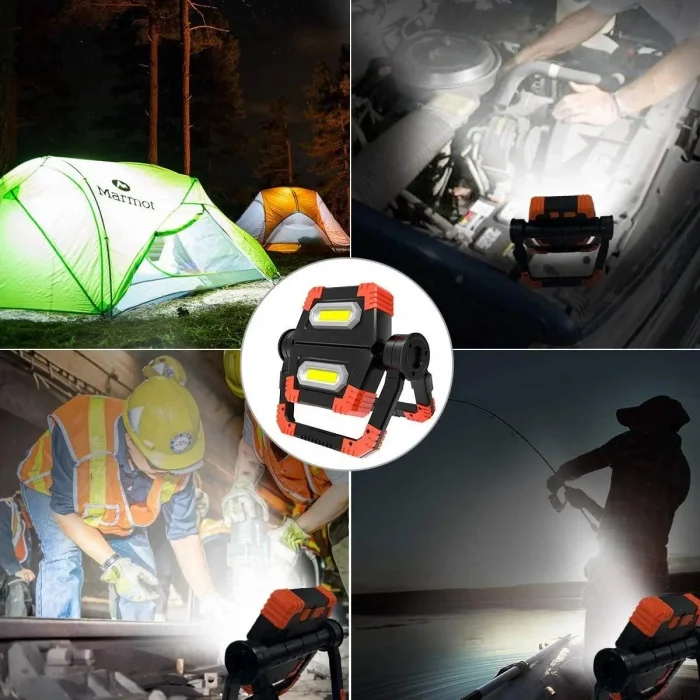 BUĞZ Bright Yd-858a  Cob Led Projektör Pilli El Feneri