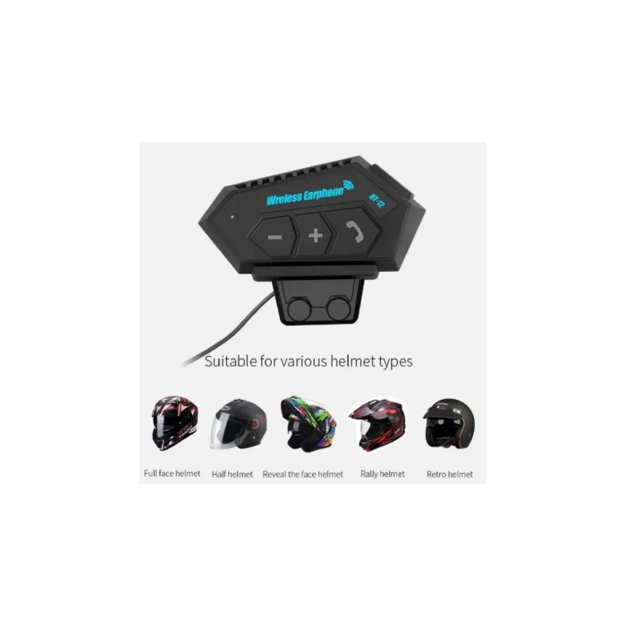 BUĞZ Bt12 Kask Kulaklık Bluetooth Motosiklet Kulaklık Interkom Motorsiklet Kulaklık