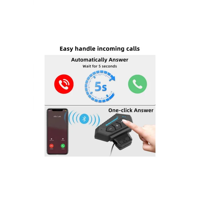 BUĞZ Bt12 Kask Kulaklık Bluetooth Motosiklet Kulaklık Interkom Motorsiklet Kulaklık