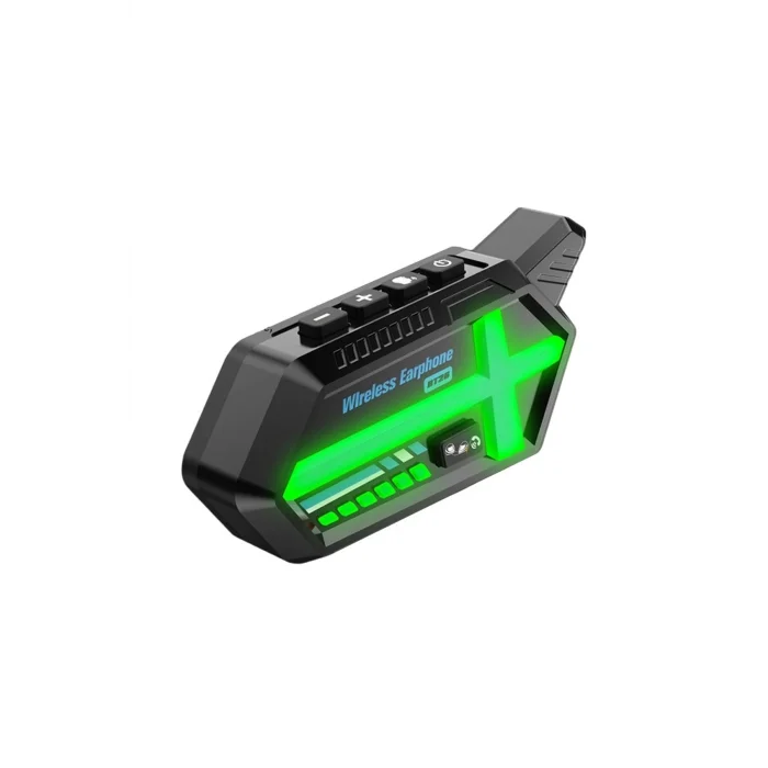 BUĞZ Bt26 Motosiklet Kask Kulaklık Bluetooth Rgb Işıklı 2 Eşleşme Özellikli 1000 Mah Intercom