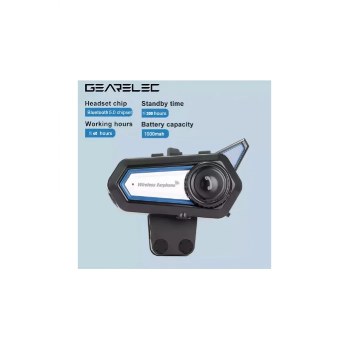 BUĞZ Bt31 Kask Kulaklık Bluetooth 5.0 Motosiklet Interkom Su Geçirmez Kablosuz Kulaklık