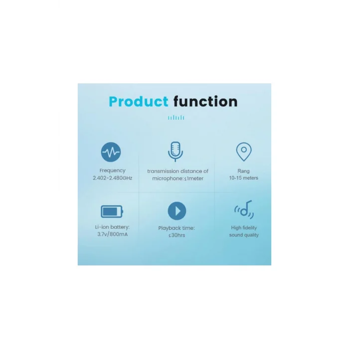 BUĞZ Bt35 Kask Kulaklık Bluetooth 5.0 Motosiklet Interkom Su Geçirmez Kablosuz Kulaklık