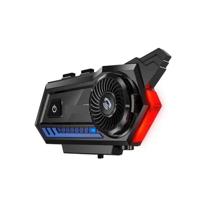 BUĞZ Bt57 Motosiklet Kask Kulaklık Intercom Işıklı Motorsiklet Interkom