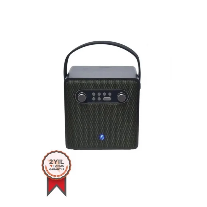 BUĞZ Bts-1688 Yeşil Mikrofonlu Karaoke Bluetooth Hoparlör