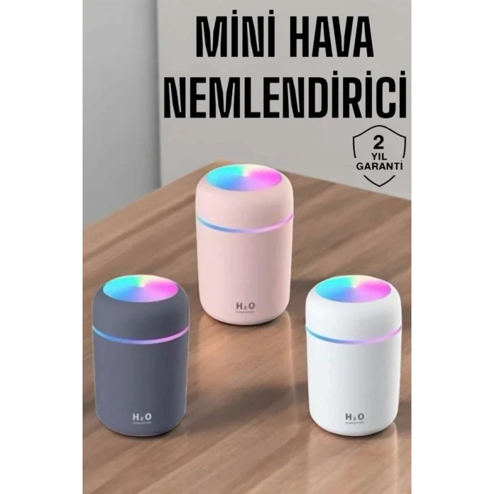 BUĞZ Buharlı Hava Nemlendirici Aromaterapi Renk Değiştirilebilir