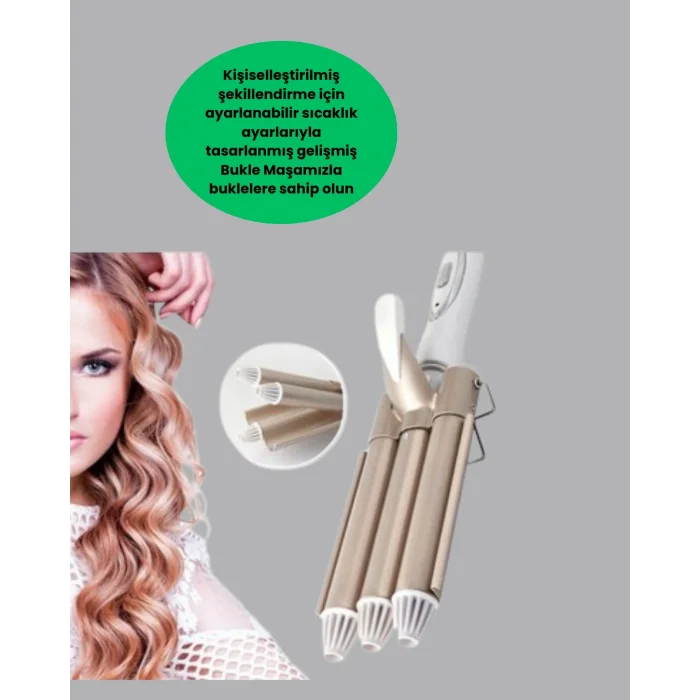 BUĞZ Bukle Saç Maşası – Kolay Kullanım, Sağlıklı Bukleler yüksek ısılı - BUĞZ