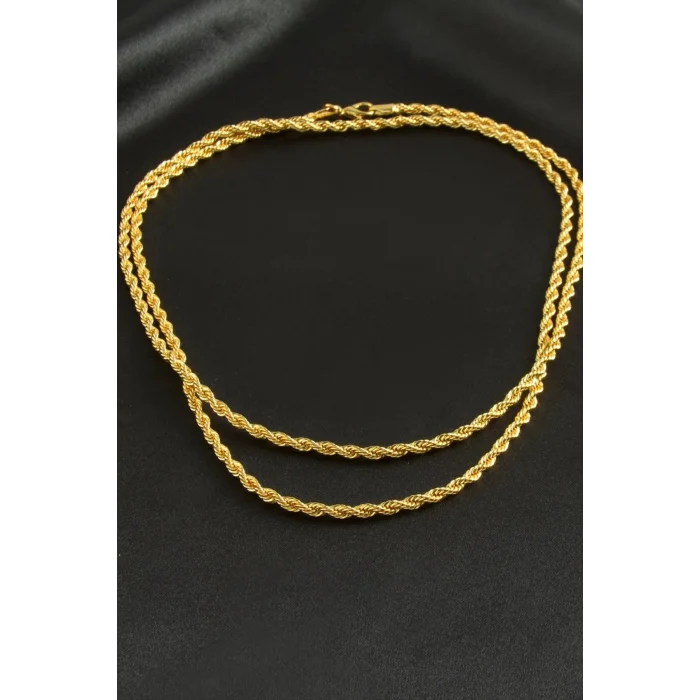 BUĞZ Burgulu Zincir Kolye 80 cm