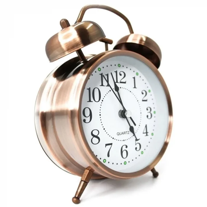 BUĞZ Büyük Boy Metal Bakır Çalar Saat