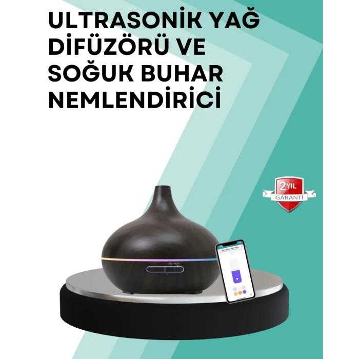  Büyük Su Hazneli Ultrasonik Difüzör ve Oda Nemlendirici