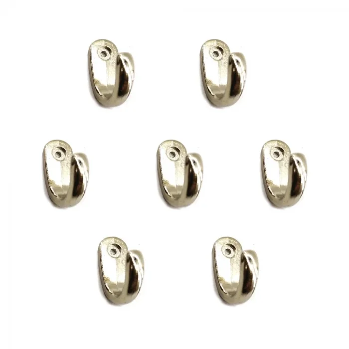 BUĞZ Büyük Tekli Fincan Askı, Dekor Askısı - Nikel, 12x23x30 Mm