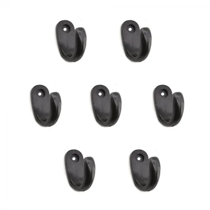 BUĞZ Büyük Tekli Fincan Askı, Dekor Askısı - Siyah, 12x23x30 Mm