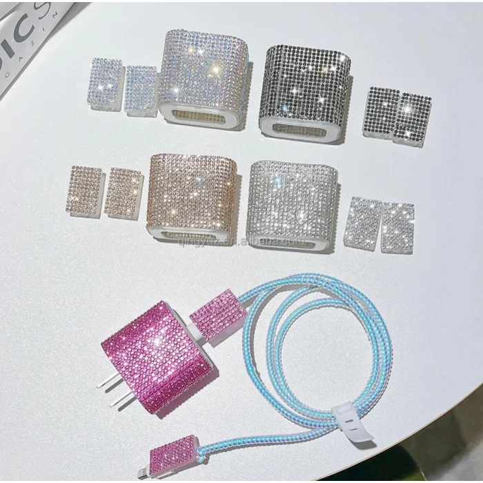 BUĞZ BX AKSESUAR TAŞLI ŞARJ KABLO KORUYUCU SET KK03