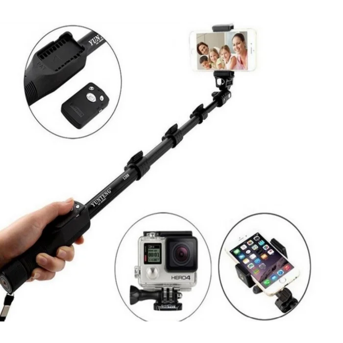 BUĞZ BX AKSESUAR YT-1288 BLUETOOTH KUMANDALI PROFESYONEL  MONOPOD SELFİE ÇUBUĞU SÇ01