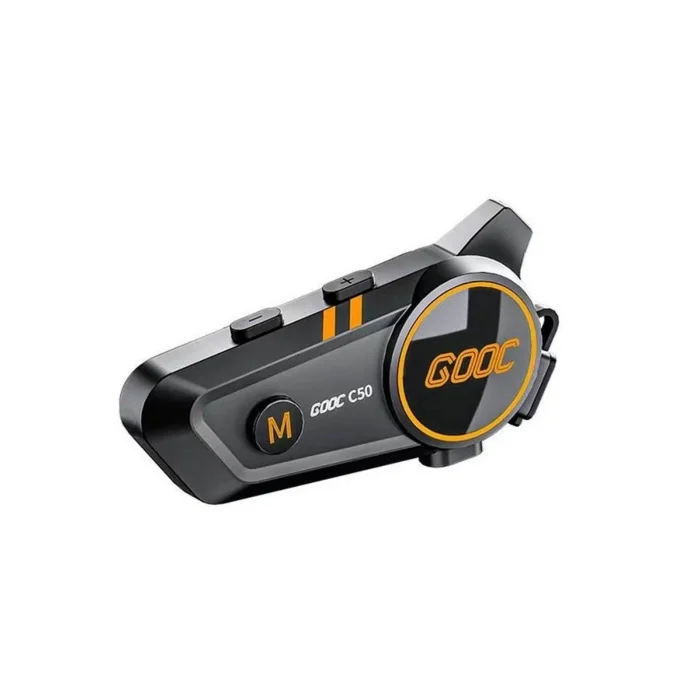 BUĞZ C50 Motosiklet Intercom Kask Kulaklık 1000 Mah Rgb Işıklı Bluetooth Kulaklık Ip67