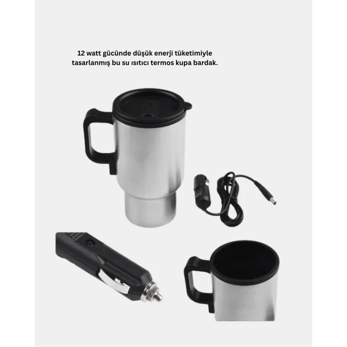 BUĞZ Çakmak Girişli Isıtıcı Termos Bardak Düşük Tüketimli