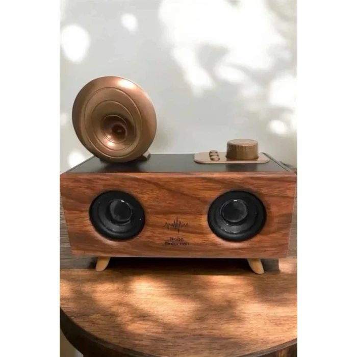 Çalar Radyo Müzik Kutusu Nostaljik Hoparlör Speaker