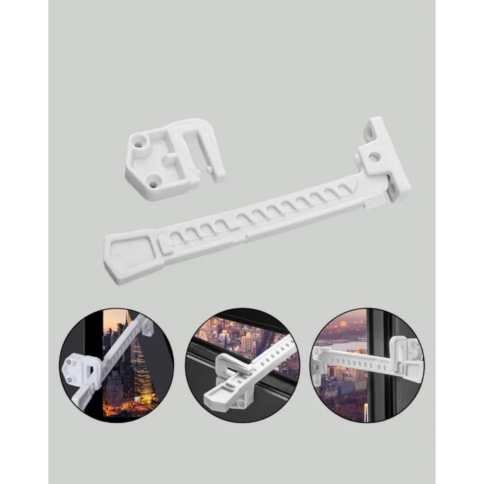 BUĞZ Cam Pencere Açılma Kontrol Kilidi Kolay Montaj 3’lü - BUĞZ