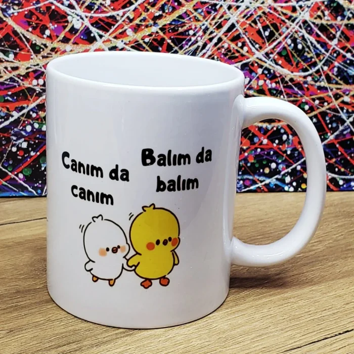 BUĞZ Canım Da Canım Balım Da Balım Tasarımlı Kupa Bardak