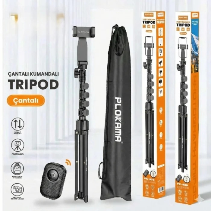 BUĞZ Çantalı Kumandalı Tripod