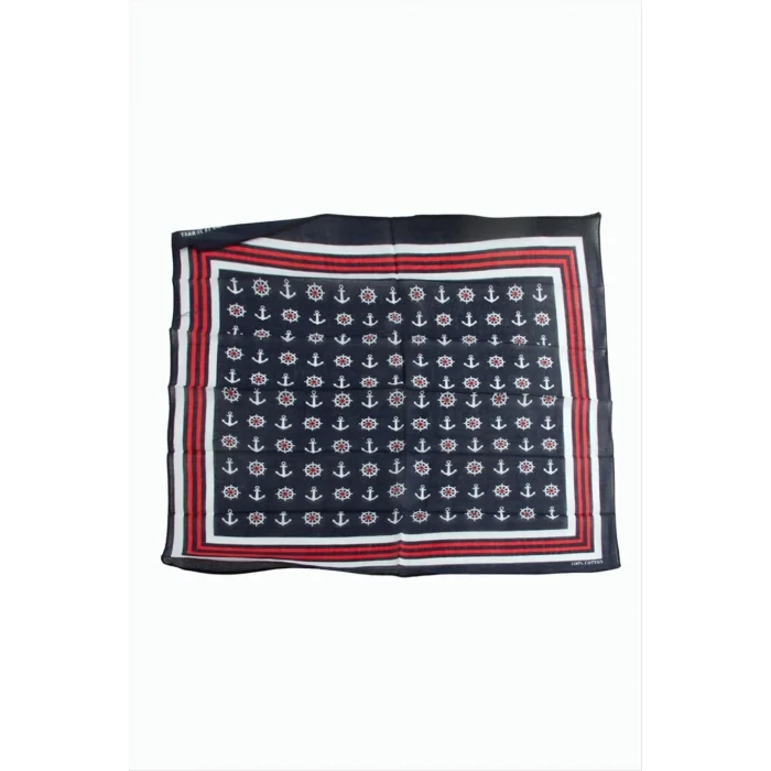 BUĞZ Çapa Dümen Desenli Bandana 50*50