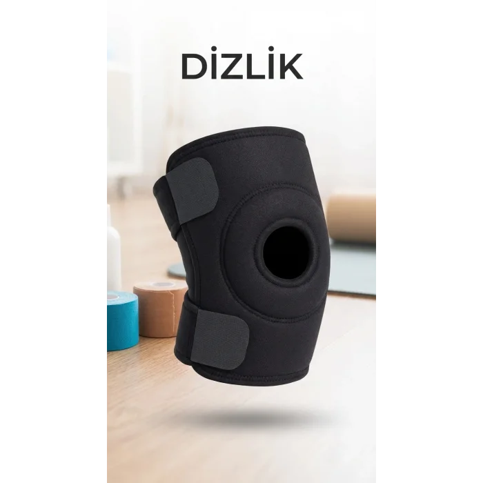 BUĞZ Çapraz Bağ Destekli Diz Korsesi Menisküs Ağrısı İçin Termojel Hediyeli