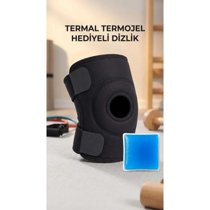 BUĞZ Çapraz Bağ Destekli Diz Korsesi Menisküs Ağrısı İçin Termojelli Dizlik