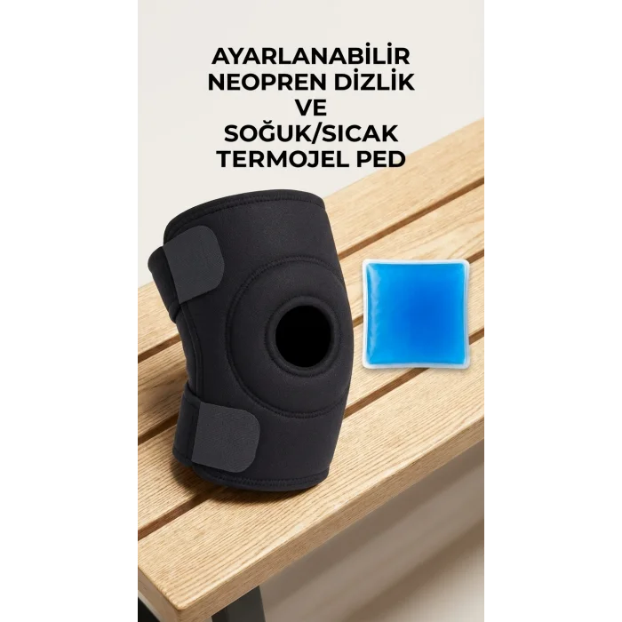 BUĞZ Çapraz Bağ Destekli Diz Korsesi Menisküs ve Spor Ağrıları İçin