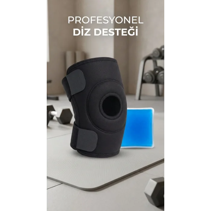BUĞZ Çapraz Destekli Sporcu Diz Korsesi Menisküs Ağrısı İçin Termojel