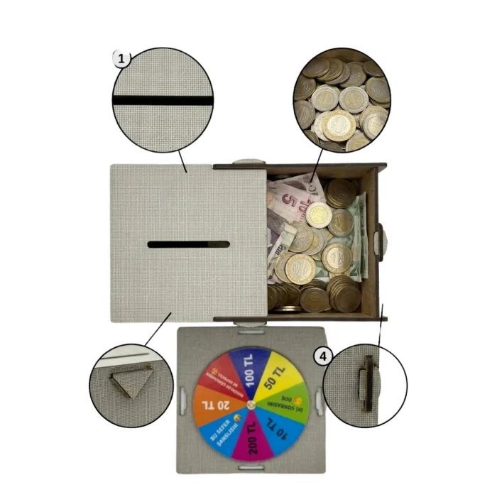 BUĞZ ÇARKLI KUMBARA - BUĞZ