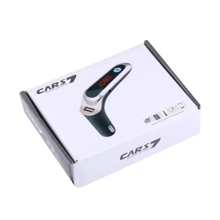  Cars7 Bluetooth Hafıza Kart Girişli 4.0 Araç Kiti Çakmaklık Mp3 Fm Transmitter