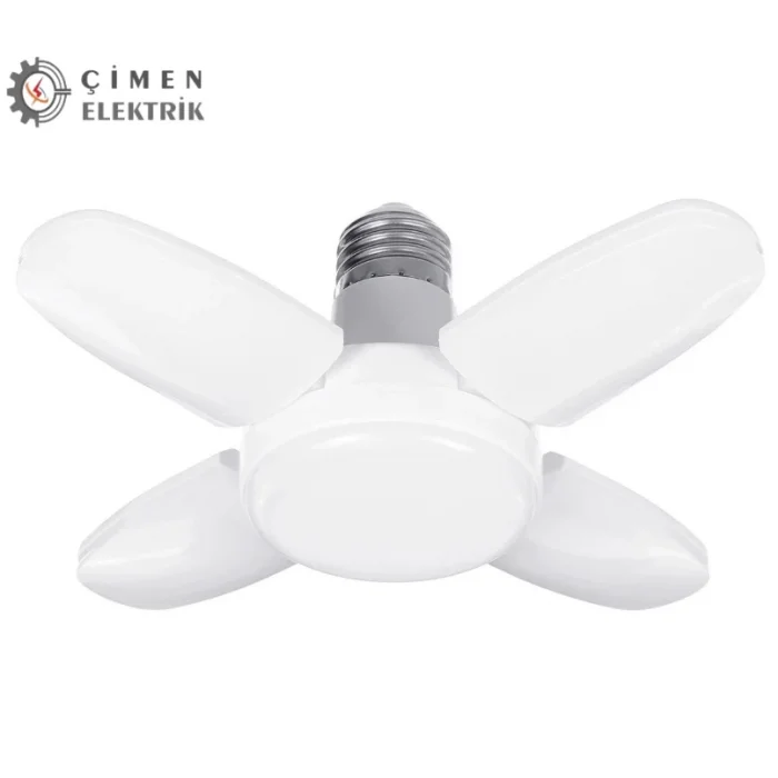BUĞZ CATA CT 1151 Pervane 30W Led Ampul 6500K Beyaz Işık E27 Duy