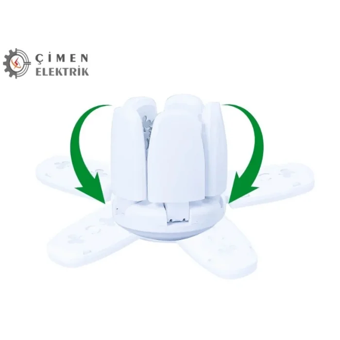 BUĞZ CATA CT 1151 Pervane 30W Led Ampul 6500K Beyaz Işık E27 Duy
