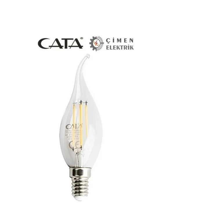 BUĞZ CATA CT 4062 4W Led Flament Ampul 3200K Günışığı E14 Duy