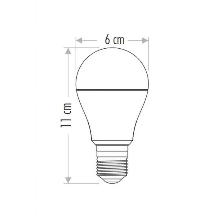 BUĞZ CATA CT 4259 12W Sensörlü Led Ampul 6400K Beyaz Işık
