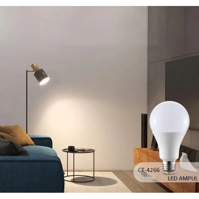 BUĞZ CATA CT 4277 Led Ampul 9W 3200K Gün Işığı E27 Duy