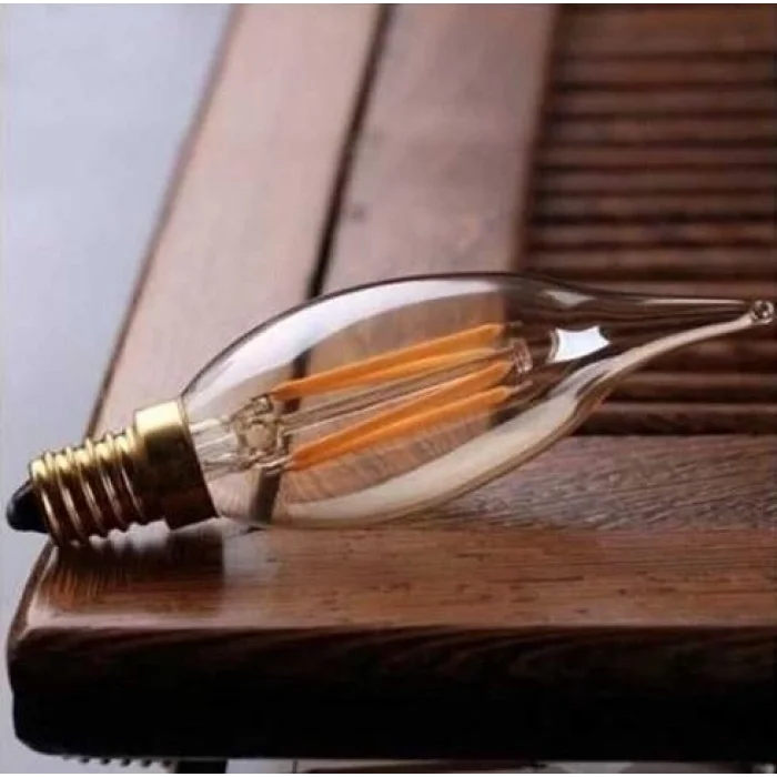 BUĞZ CATA CT 4281 4W Rustik Led Ampul 2700K Amber E14 Duy