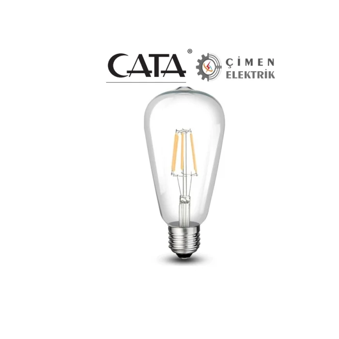 BUĞZ CATA CT 4353 8W Rustik Led Ampul 6400K Beyaz Işık E27 Duy