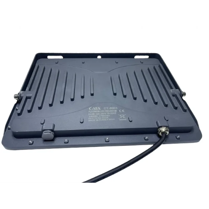  CATA CT 4663 200W Slim Led Projektör Beyaz Işık 6400K