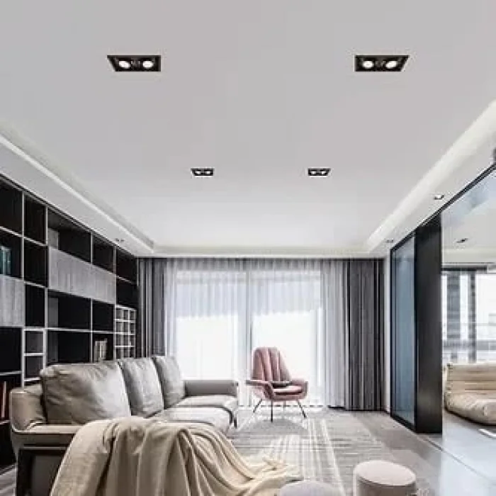 BUĞZ CATA CT 5054 Jaguar Siyah Platin İkili Spot Kasası