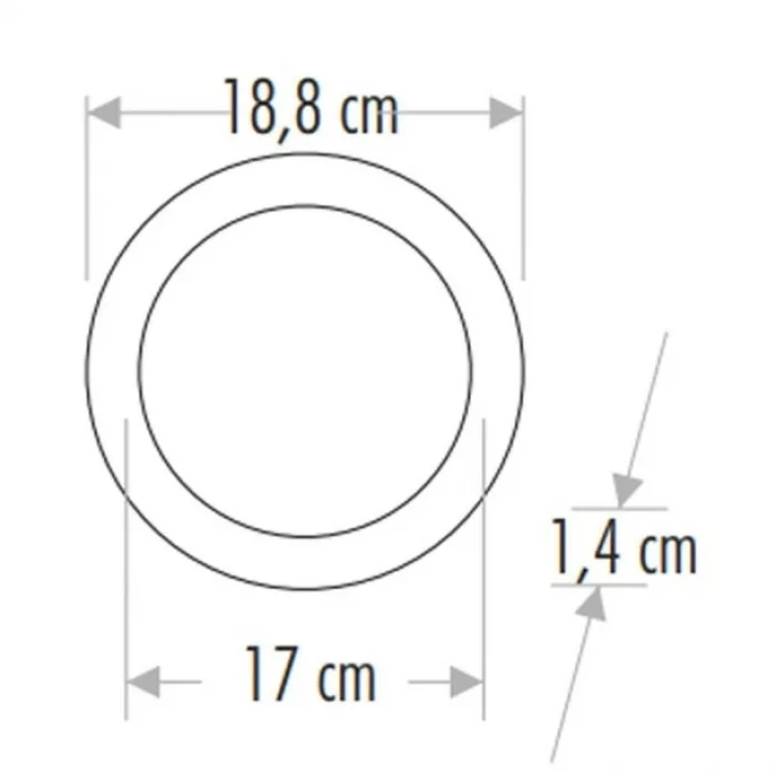 BUĞZ CATA CT 5148  Led Spot 15W 3200K Gün Işığı