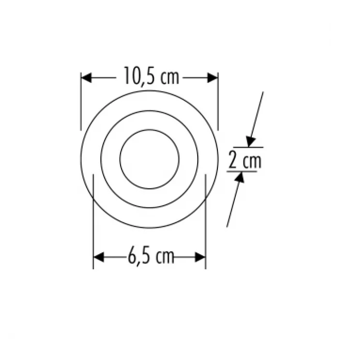  CATA CT 5150 7W 6400K Beyaz-Mavi Işık Okyanus Led Spot Armatür