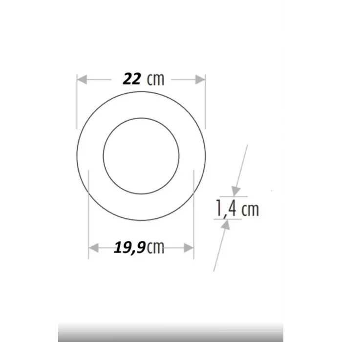 BUĞZ CATA CT 5169 Led Spot 18W 3200K Gün Işığı