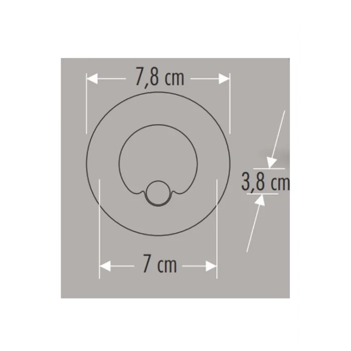 BUĞZ CATA CT 5174 1.5W Radar Sensörlü Koridor Aydınlatması 6400K Beyaz Işık