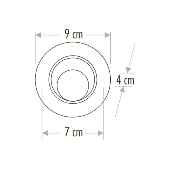 BUĞZ CATA CT 5204 Led Spot 7W 3200K Gün Işığı