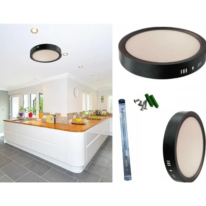 BUĞZ CATA CT 5235 Siyah Kasa Led Spot18w 6400K Beyaz Işık